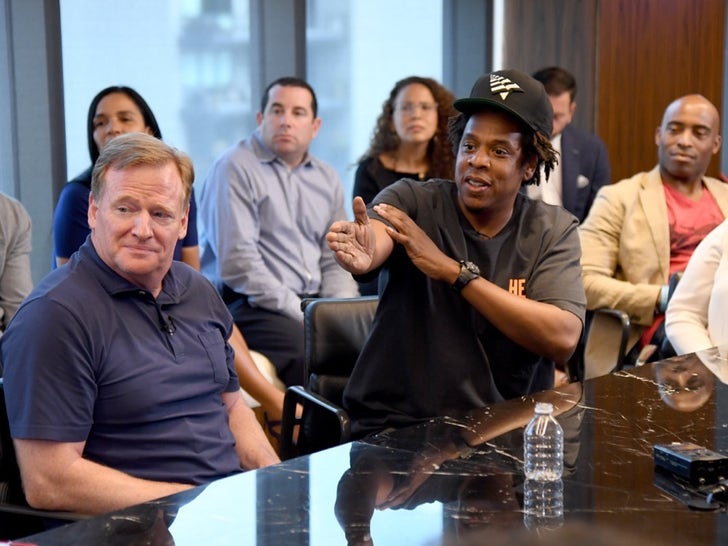 Roger Goodell and Jay Z -- Meeting of the Minds