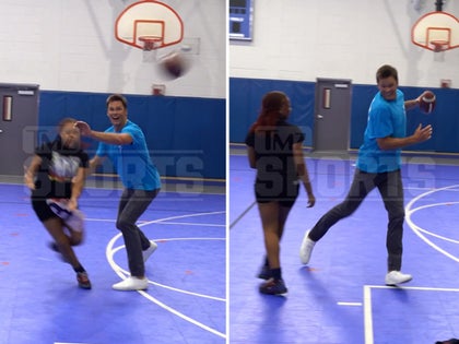 Tom Brady Dominates Kids At Youth Charity Event, Intercepts Pass