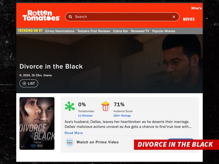 Divorce In The Black rotten tomatoes score