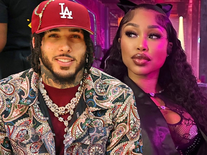 rashida nicole and liangelo ball getty insta 1