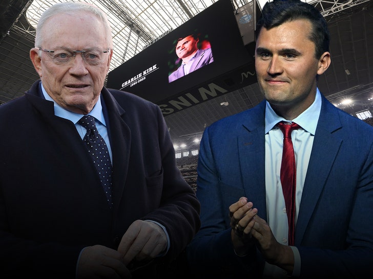 jerry jones charlie kirk tribute getty 1