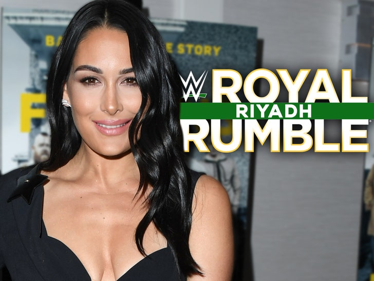 brie bella  2026 wwe royal rumble getty
