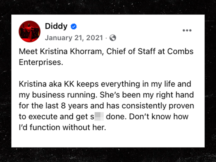 Singer Diddy