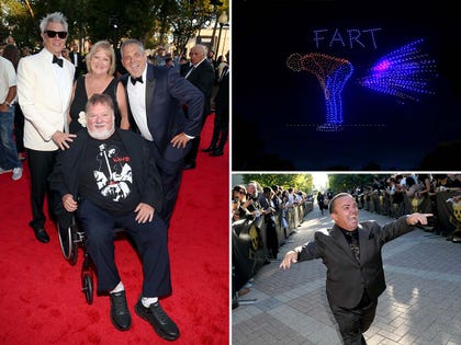 Johnny Knoxville, Jeff Tremaine, Phil and April Margera