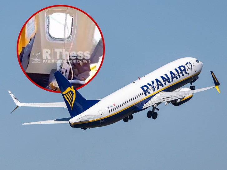 Ryanair plane getty x 3