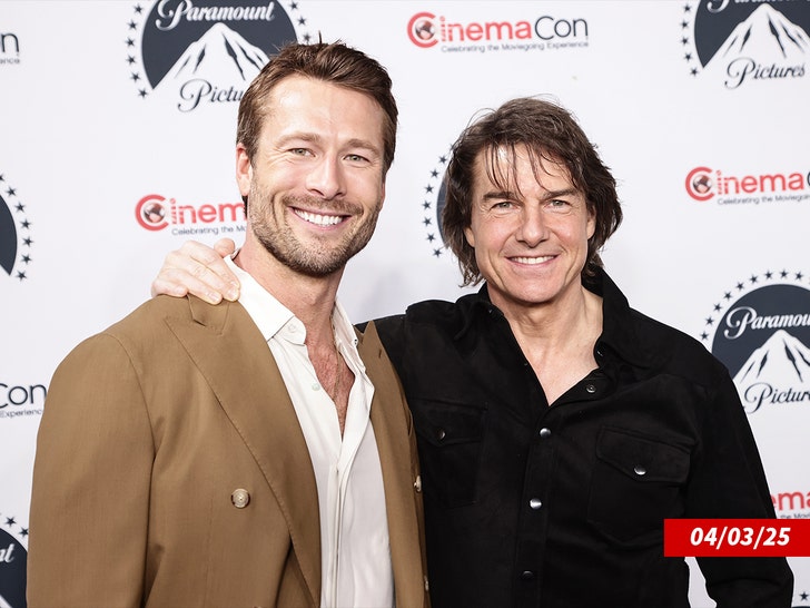 tom cruise and glen powell getty 1
