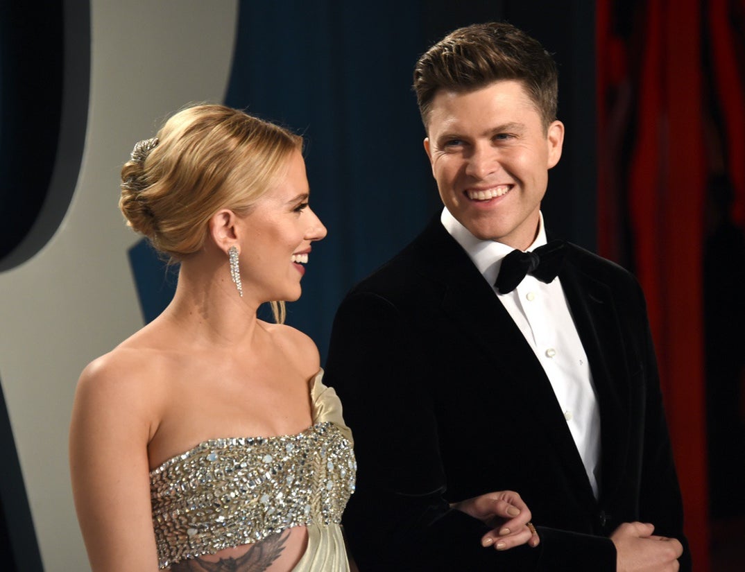 scarlett johansson colin jost photos 7