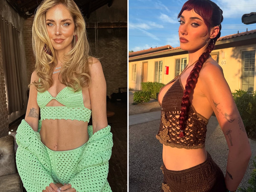 Chiara Ferragni vs. Olivia O'Brien -- Cuties In Crochet Edition
