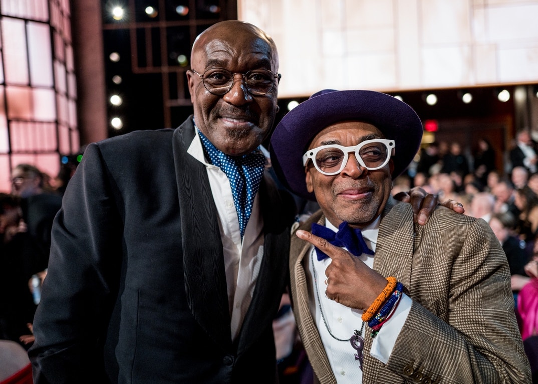 Delroy Lindo and Spike Lee