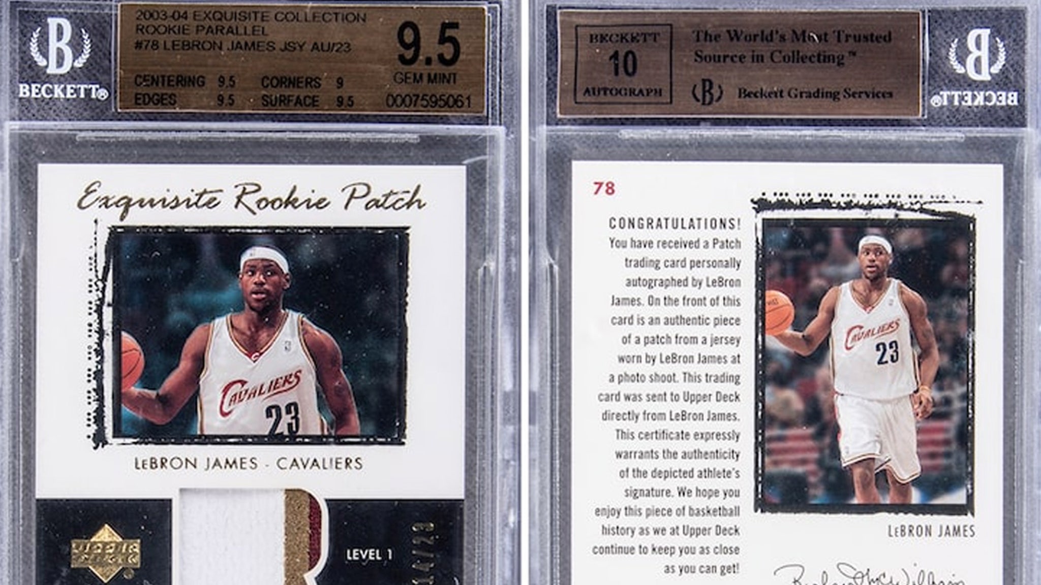 LeBron James Rookie Card Fetches $1.8 MILLION At Auction, Most Expensive  Ever!