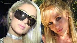 Paris Hilton All Aboard 'Free Britney' Train During Vegas DJ Set