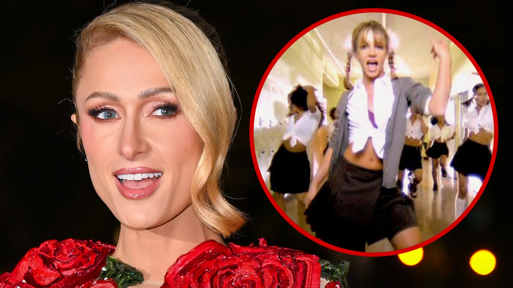 Paris Hilton Dresses as Britney Spears in ‘…Baby One More Time’ for Halloween