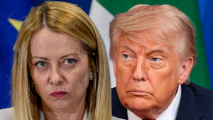 main donald trump giorgia meloni getty 2