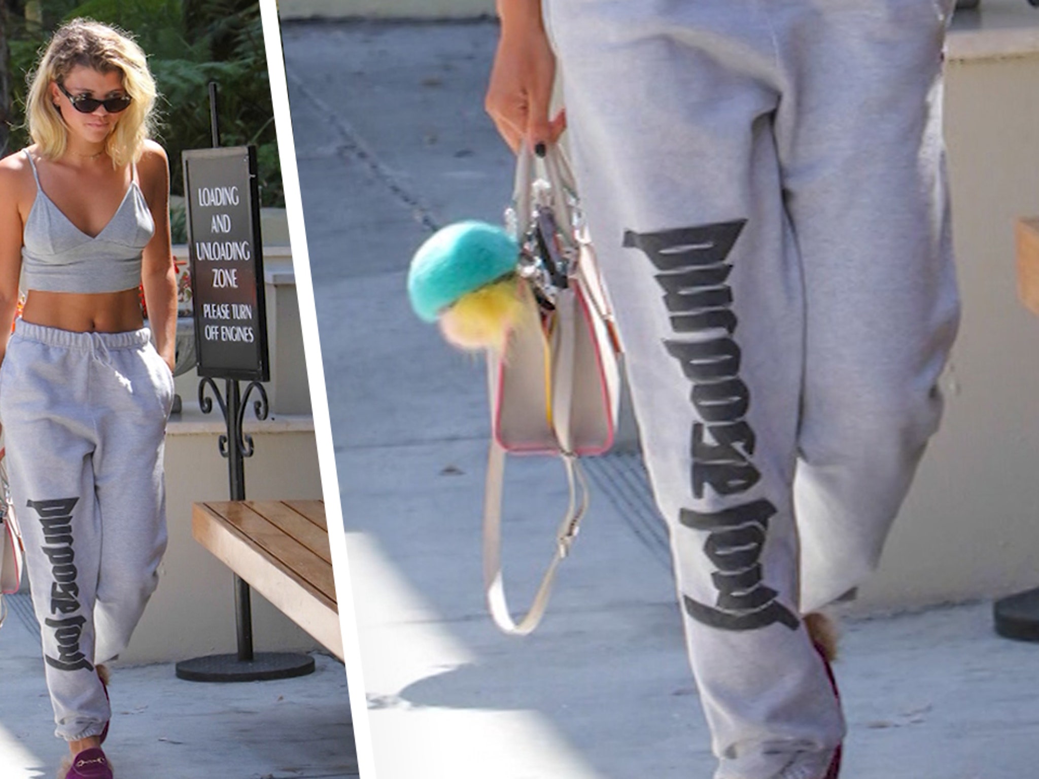 Justin bieber grey online sweatpants