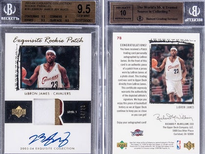 0720 lebron james rookie card