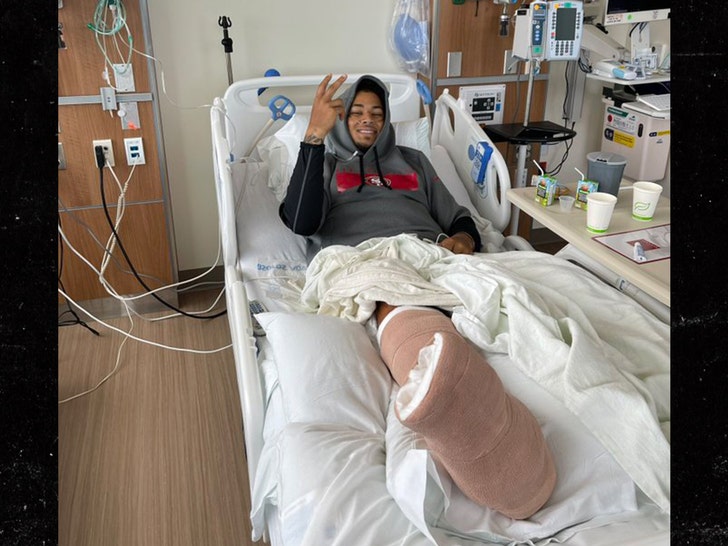 49ers' Trey Lance All Smiles After Season-Ending Surgery, 'I Will Be Back'.jpg
