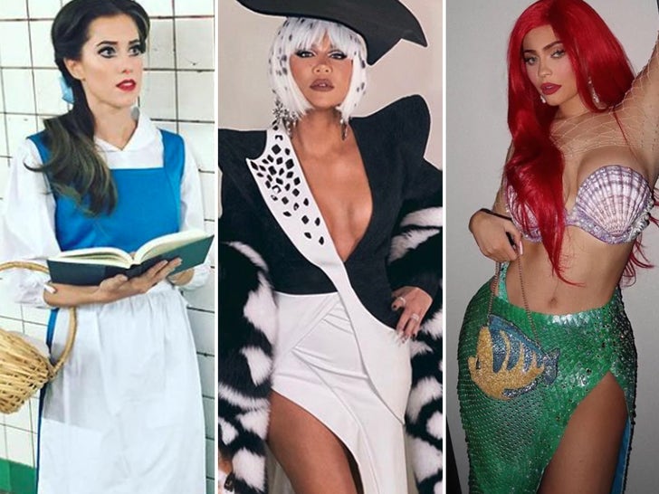 Stars Dressed As Disney Characters