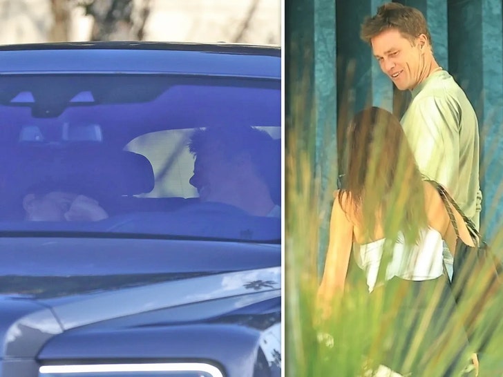 Irina Shayk Spends Night with Tom Brady, He Caresses Her Face in Car