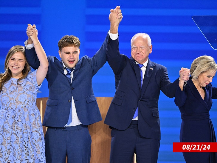 tim walz and family getty 1