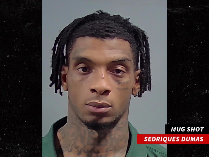 Sedriques Dumas mug shot no credit 2