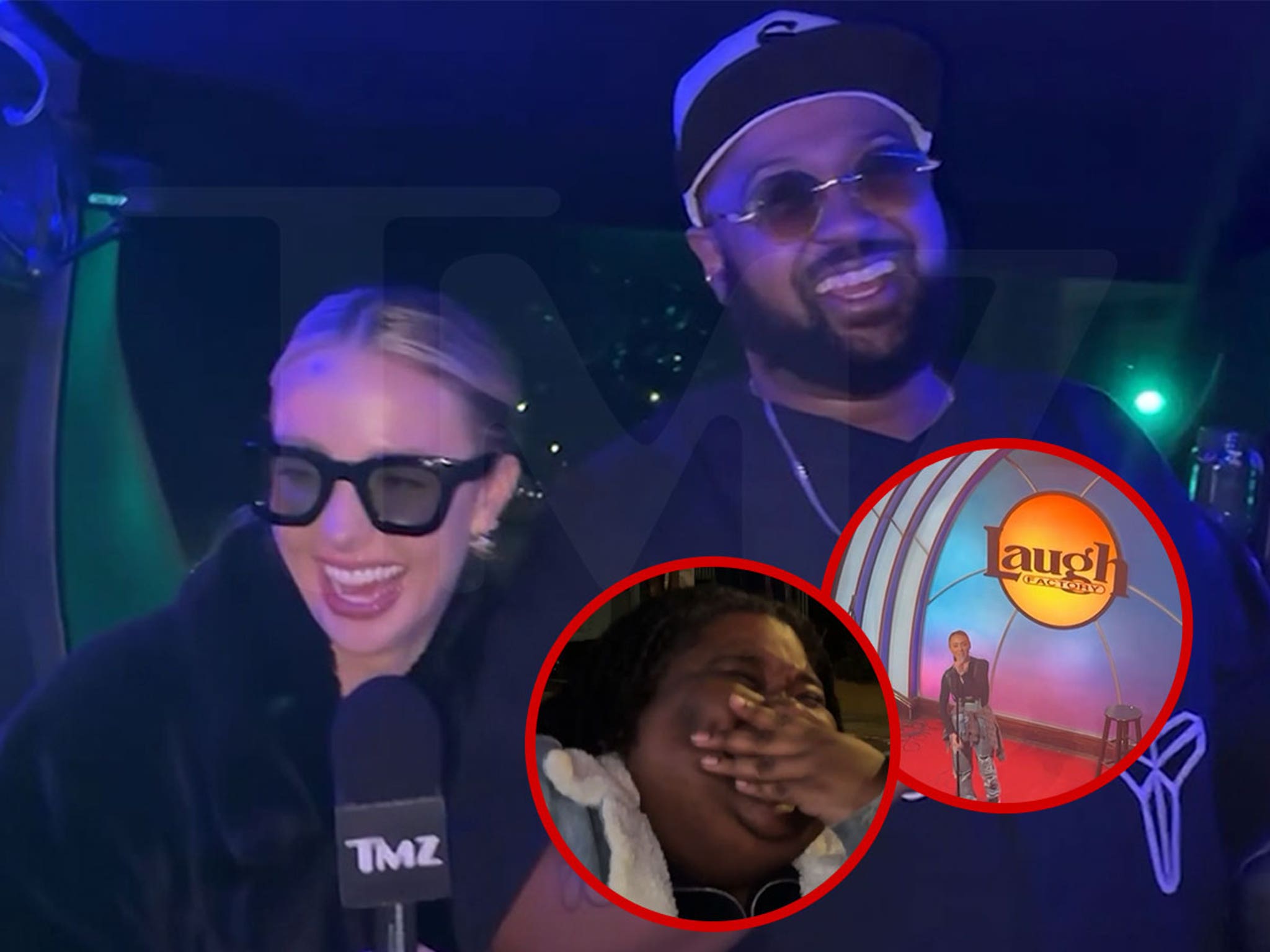 tmz.com - TMZ Staff - TMZ Comedy Tour Debuts, Brittany Schmitt & Mateen Stewart Host Hollywood Ride