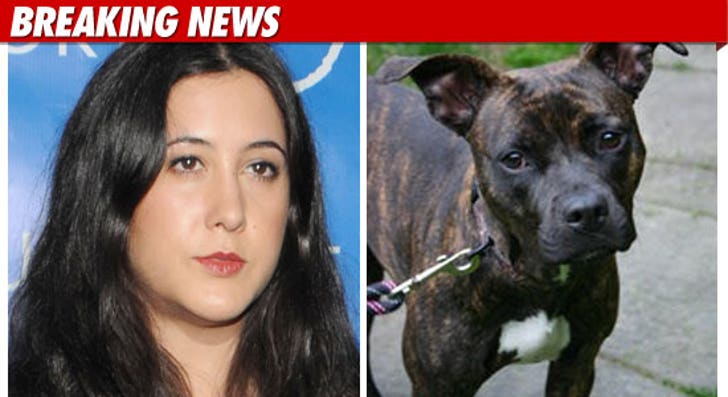 Vanessa Carlton's Bite Case -- Pit Bull Gets Off :: 0708-vanessa-carlton-dog-bn