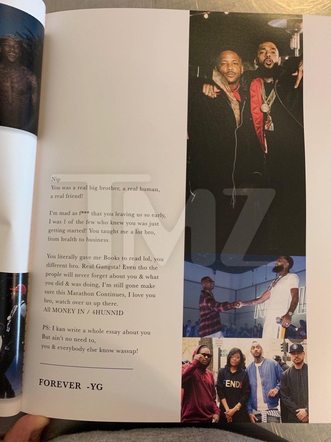 Nipsey Hussle Memorial Program