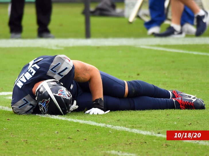 Titans' Taylor Lewan jokingly threatens 'legal action' against