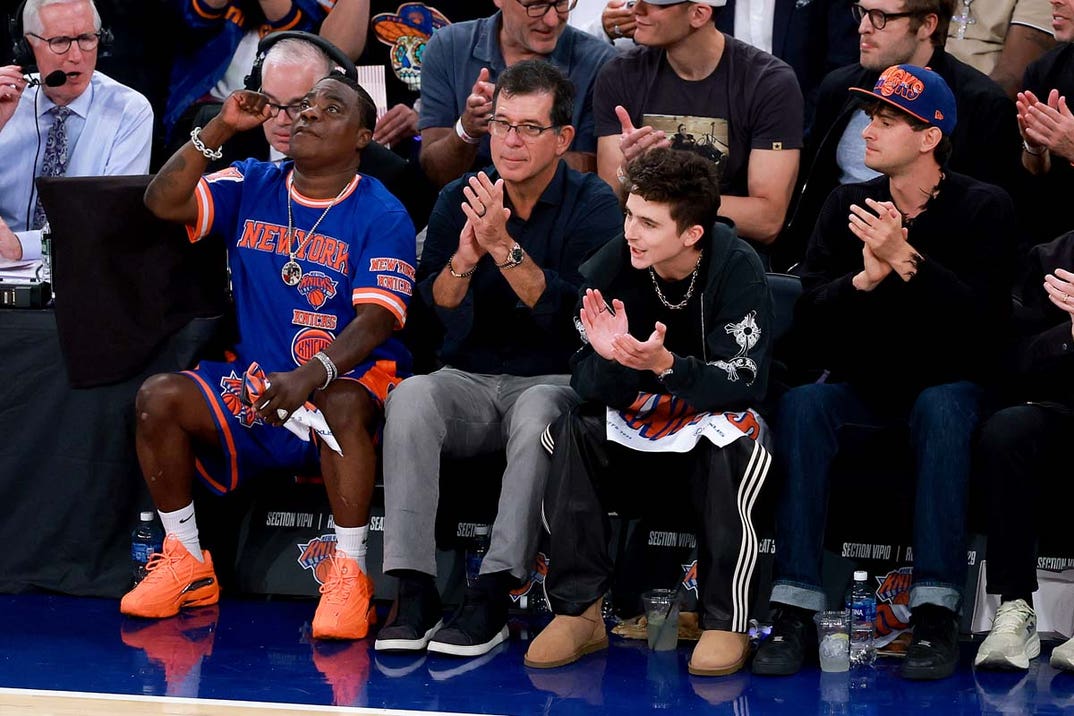 Tracy Morgan and Timothee Chalamet