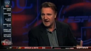 Liam Neeson Cusses on 'SportsCenter' -- I Don't Know Football