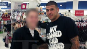Aaron Hernandez 'Cold Blooded' -- Posing with Fan Hours After Alleged Nightclub Dispute [PHOTO]