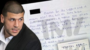 Aaron Hernandez Jail Letter #2 -- I'm Going Nuts Without Internet LOL