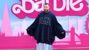 Sam Smith Wears Baggy Outfit For 'Barbie' European Premiere in London