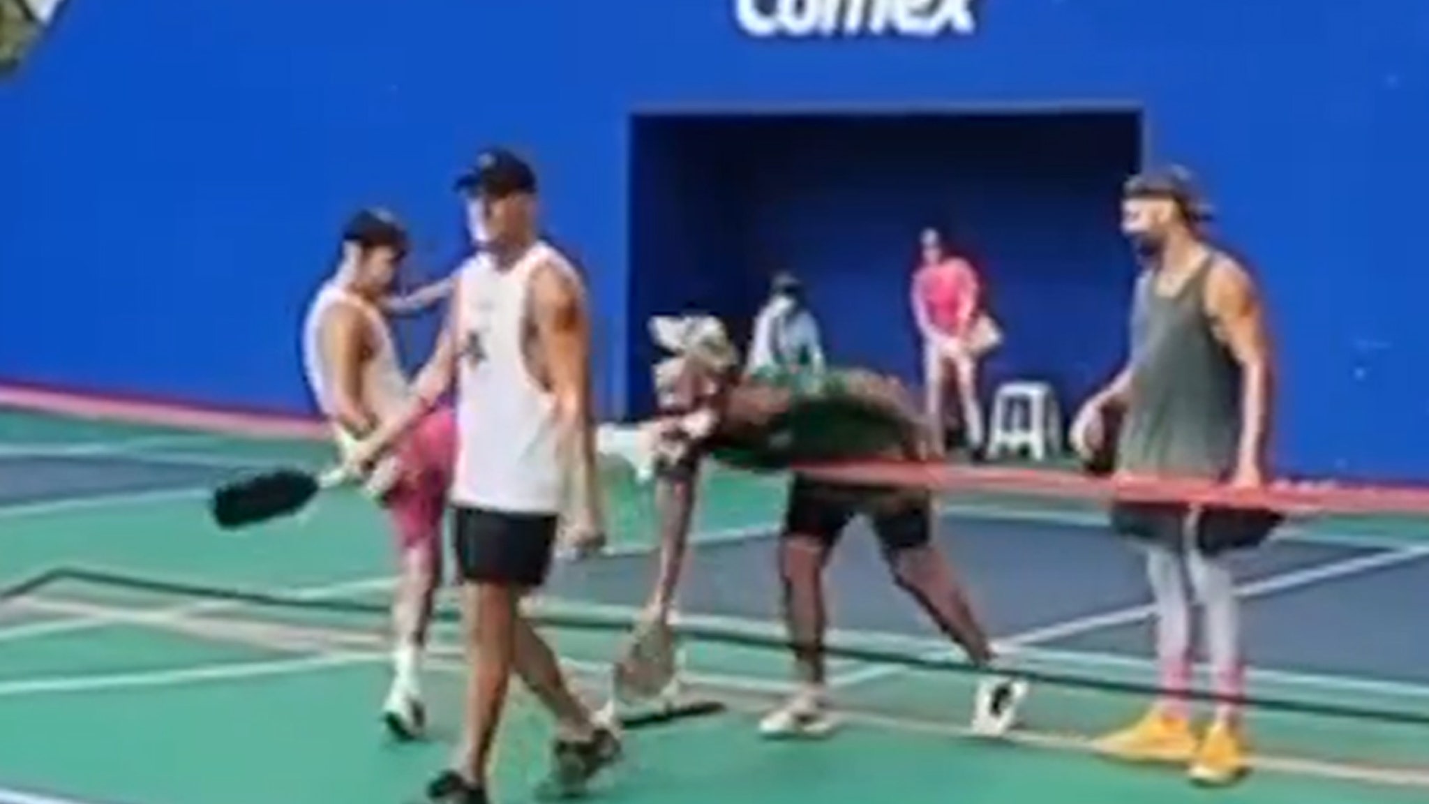 Pickleball Player Violently Kicks Opponent In Face In Wild Postgame Outburst