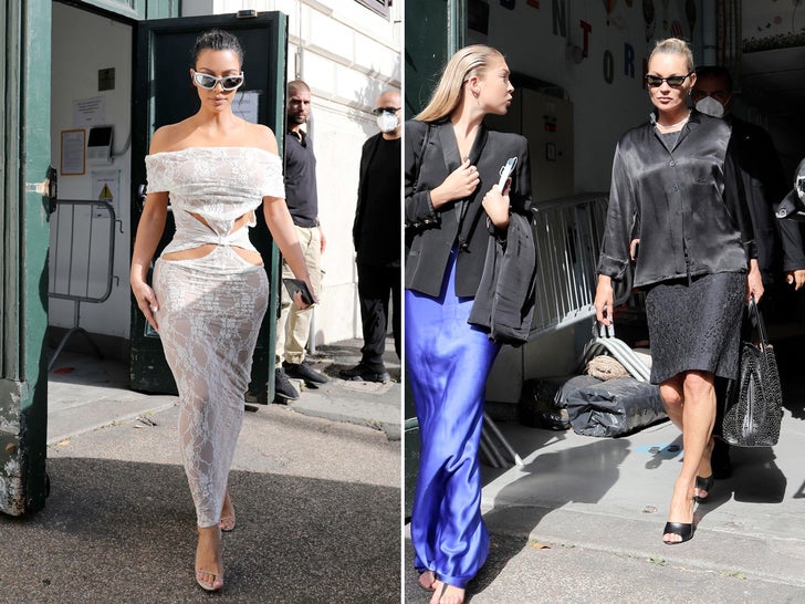 Kim Kardashian and Kate Moss Tour Vatican City