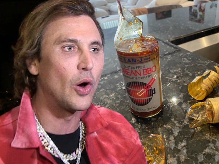 'Foodgod' Jonathan Cheban Files $20M Lawsuit, Claims Sauce Bottle Sliced Hand