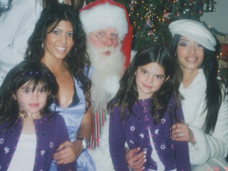 Throwback Kardashian Christmas Photos