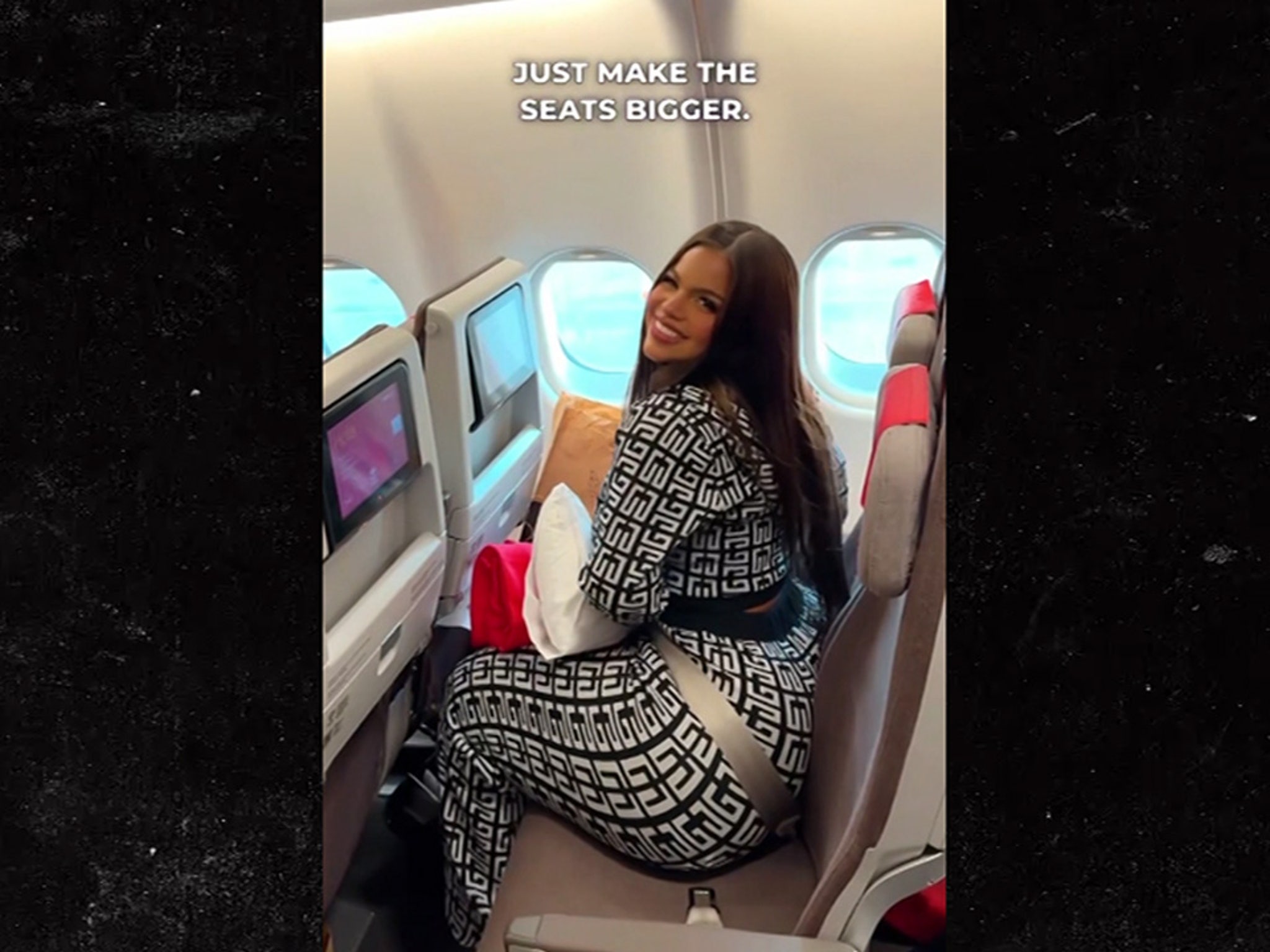 IG Model Gracie Bon Says Airplanes Should Have Bigger Seat For Big Booty  Flyers