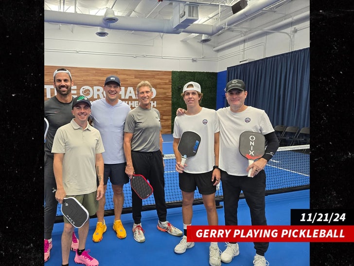 Gerry Playing Pickleball gerry turner s