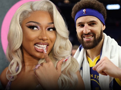 megan the stallion and klay thompson getty 1