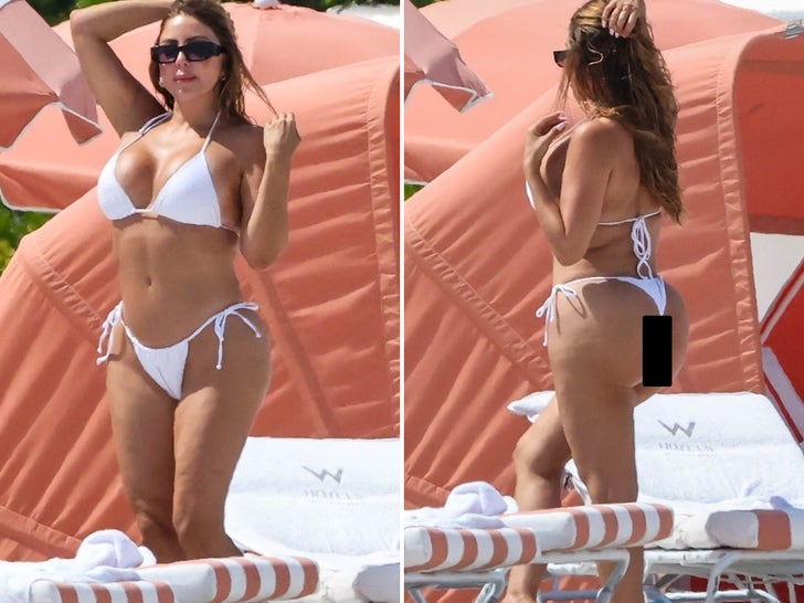 Larsa Pippen's White Hot Bikini Pics On The Beach