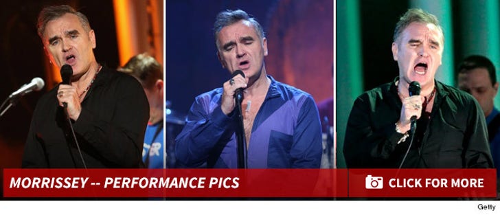 Morrissey -- Live Performance Photos