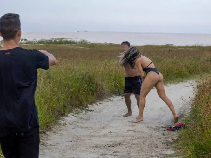 MMA Fighter Joyce Vieira Punches Alleged Masturbator During Sexy Photo Shoot image