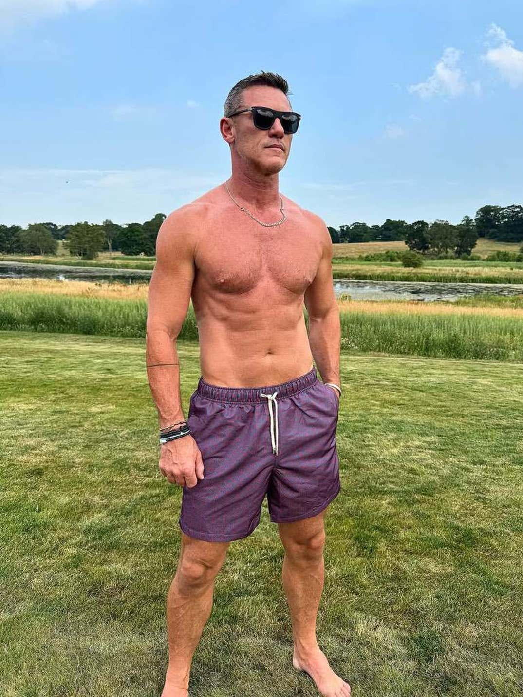 Luke Evans Shirtless Shots 3