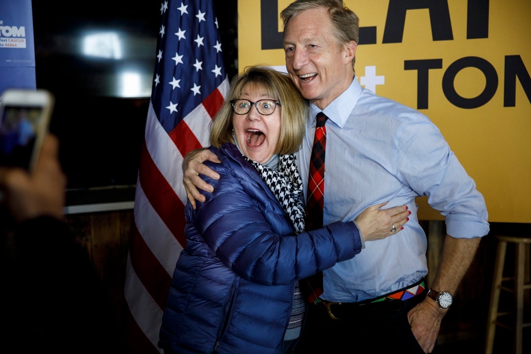 Tom Steyer Campaigning 1