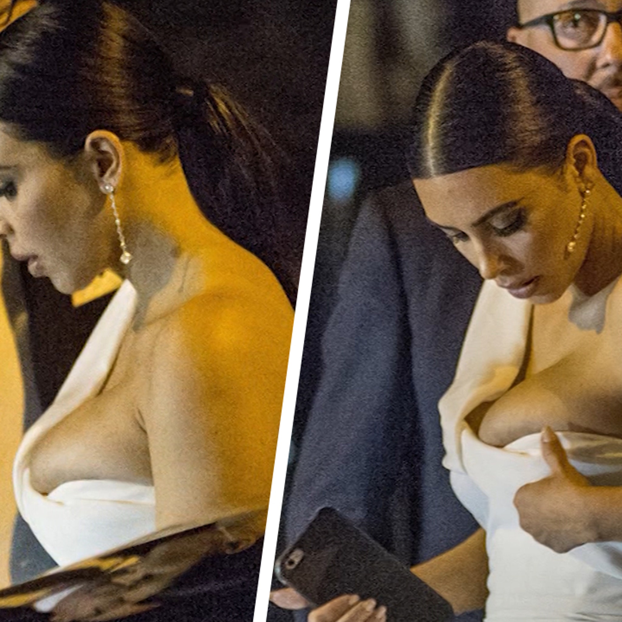 Kim Kardashian’s Boobs Are Hard To Contain!