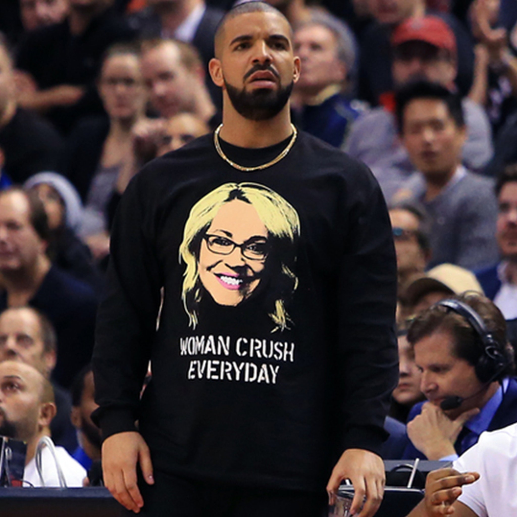 Drake wears Doris Burke 'Woman Crush Everyday' shirt (UPDATE
