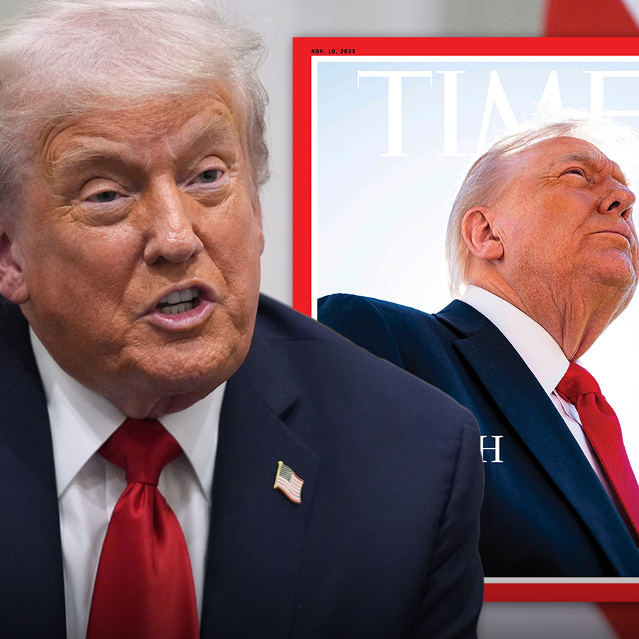Donald Trump Slams TIME Magazine Cover Photo