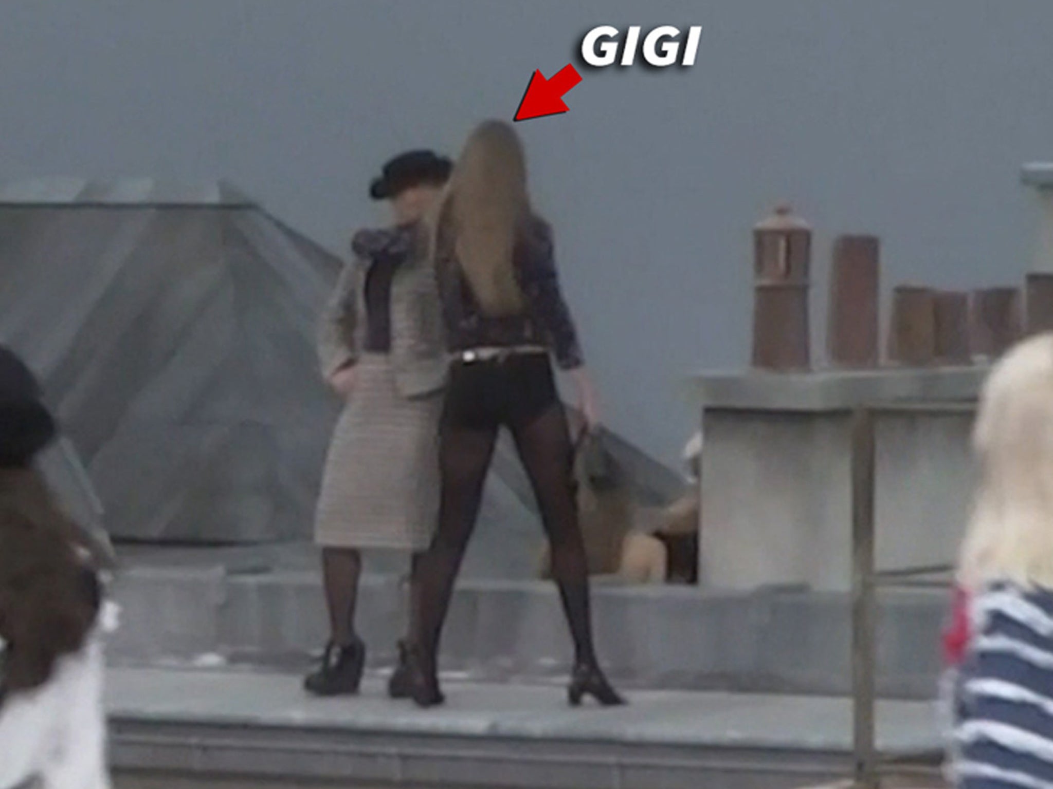 Gigi Hadid Confronts Chanel Runway Crasher At Paris Fashion Week