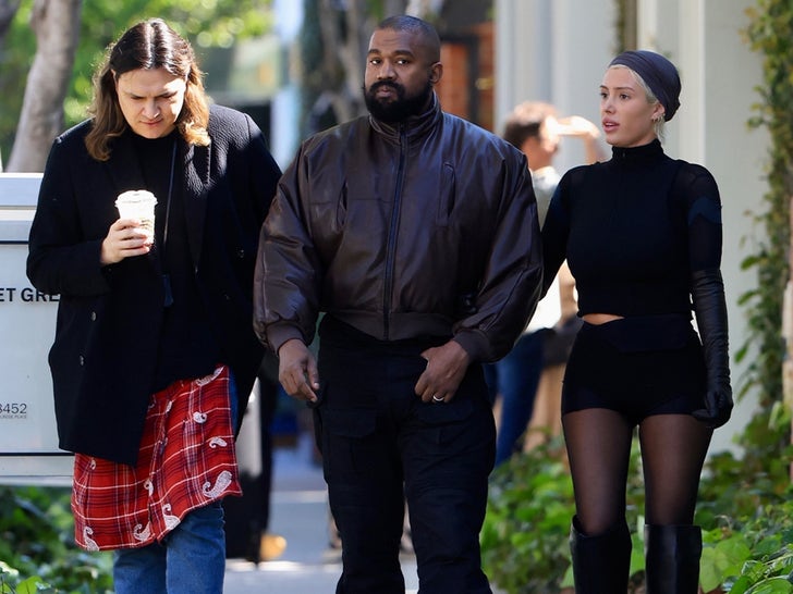 Kanye West And Wife Bianca Censori Shopping With Fashion Designer
